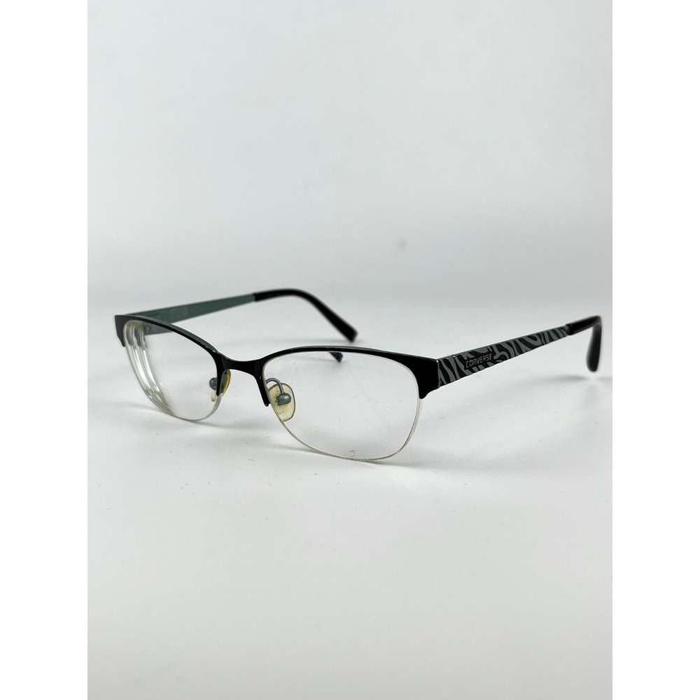 Converse All Star A059 Unisex Eyeglasses Frame Brown‎ Plastic Half Rim 50-18-135